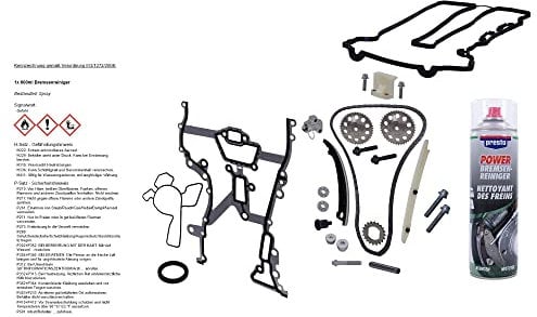 BESTPRICE Steuerkettensatz für Nockenwelle Z12XE Kompatibel mit OPEL AGILA (A) (H00), ASTRA G Caravan (T98), ASTRA G CC (T98), ASTRA G Stufenheck (T98), CORSA C (X01), CORSA C Kasten/Schrägheck (X01)