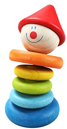Classic World Holz Clown-Rassel