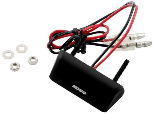 LED Nummernschildbeleuchtung KOSO Drop in schwarz Kennzeichenleuchte Mini universal