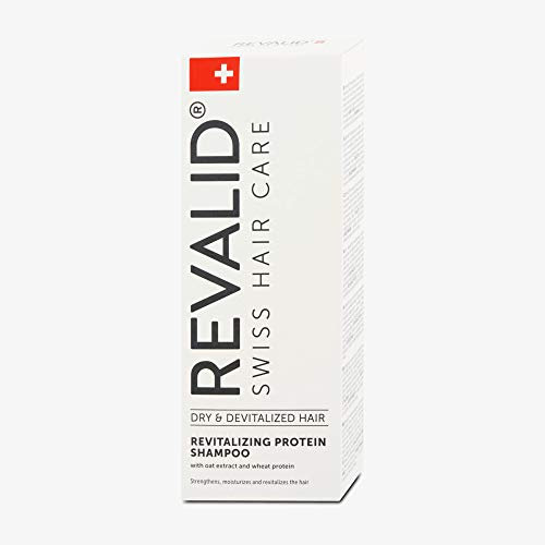 REVALID Revitalizing protein shampoo with oat extract wheat protein and panthenol B5 / Revitalisierende Protein Shampoo mit Hafer Extrakt Weizen Protein und Panthenol B5 250 ml Made in Switzerland
