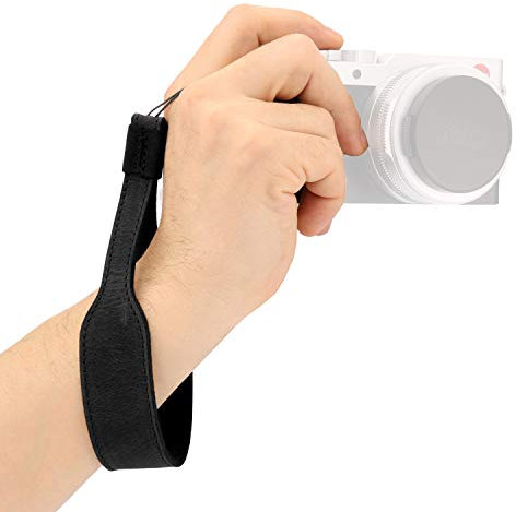 MegaGear Leder Handschlaufe - Hochwertiges Echtleder, Exzellente Handwerkskunst