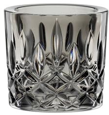 Spiegelau & Nachtmann, Teelichthalter, Kristallglas, Höhe: 6,6 cm, Noblesse (Smoke), 102077
