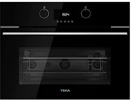 Teka MLC 8440 - Microondas con Grill Integrable de 45cm con 3 Funciones de Cocinado Urban Colors Edition, Touch Control, 5 Niveles de Potencia, Color Cristal Negro