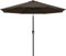 ABCCANOPY 270cm Sonnenschirm im Freien Wasserabweisende Bespannung -Gartenschirm Marktschirm,Braun