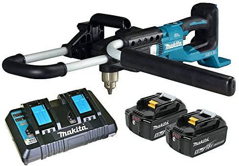 Makita DDG460T2X7 Brushless Erdbohrer, 36 V, 2x18V (2X5AH + DC18RD)