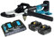 Makita DDG460T2X7 Twin 18V Brushless Earth Auger completo con 2 baterías de 5,0 Ah, cargador y 2 adaptadores (36V) Li-ion LXT