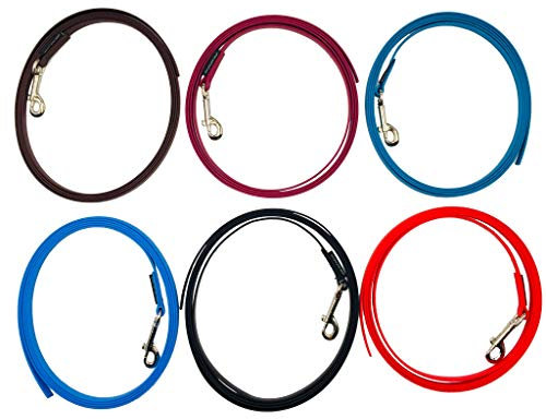 Biothane Schleppleine 2m-20m für kleine und große Hunde 9mm/13mm/16mm Breit MIT/OHNE Handschlaufe (2m OHNE Handschlaufe, Schwarz 9mm)