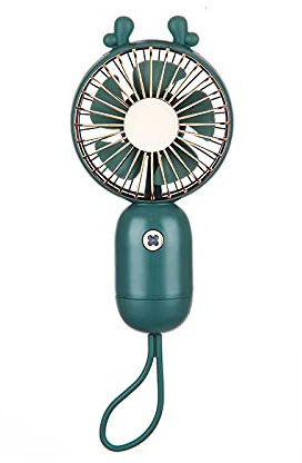 Oficina De Escritorio Portátil Con Ventilador Portátil Usb Verde retro