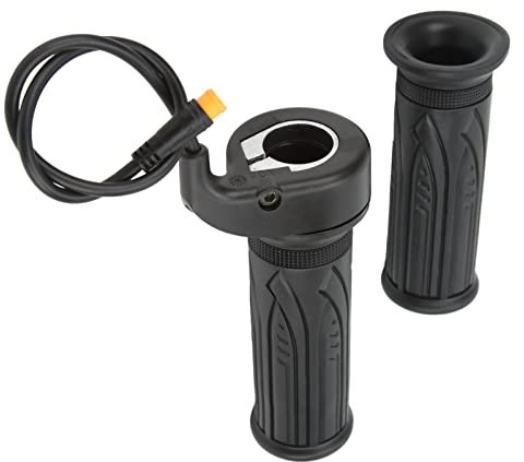 Alomejor Electric Bike Throttle,ABS Electric Thumb Throttle Waterproof 20X Electric Twist Throttle for 22.2mm Handlebar