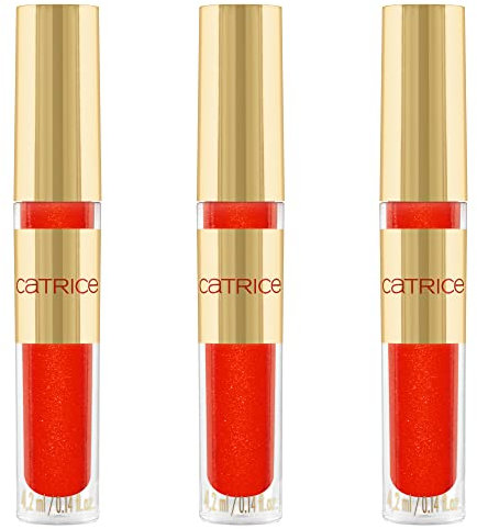 Catrice Beautiful.You. Plumping Lip Gloss, Nr. C01, Rot, pflegend, vergrößernd, strahlend, transluzent, vegan, ohne Alkohol, ohne Parabene, ohne Mikroplastikpartikel, 3er Pack (3x4.24ml)