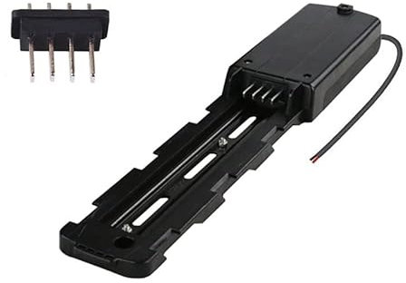 Ebike Hailong Polly Battery Bottom Base Mounting Plate Bracket Holder Fixing (Polly DP-5C 6C 4-Pin plate with 3-holes)