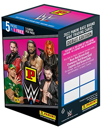 Panini WWE 2022 Debut Edition Sammelkarten-Kollektion Blaster Box