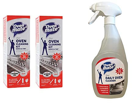 Oven Mate Oven Cleaning Kit 500ml Twin Pack & Daily Oven Cleaner 500 ml