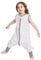 Baby Schlafsack Sommer mit Füßen 0.5 Tog 100% Baumwolle Kinder Sommerschlafsack für Jungen und Mädchen (Stern, S/6-18M)