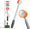 LOVMEAD Golfball Retriever Teleskop Ballsammler Ballangel Golf für Golfliebhaber Golfanfänger und Golftraining, Ballrückholer Grabber Picker On-Course Golfzubehör (Orange- 9ft)