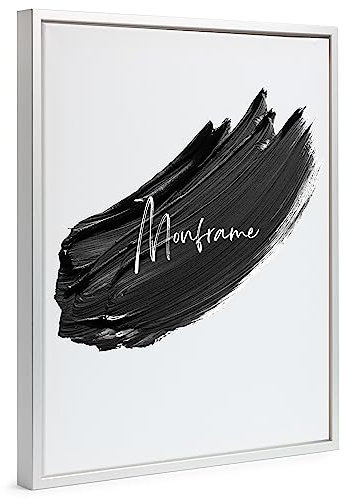 Monframe Schattenfugenrahmen - 70x100 cm - Silber - für Leinwandbilder auf Keilrahmen - Leerrahmen ohne Glas und Rückwand