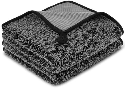 URAQT Shiny Trockentuch, 2 Stück Fast Dry Trockentuch für Die Dusche Auto Trockentuc Mikrofasertücher Shiny Bath Extrem Saugfähig Duschkabinen Tuch für Duschkabinen Auto Und Motorrad Pflege 40x40cm