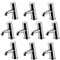 ENKI, Vision, BT4300X10, 10 Pack of Self Closing Non Concussive Basin Tap Modern, for Pre-Mixed Water, Hot or Cold, Commercial Use, Adjustable Shut Off Time, Chrome