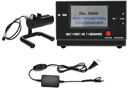 SWANSOFT Timegrapher No.1900, tester multifunzionale per orologi, cronometraggio per orologiaio, strumento di calibrazione per orologi con schermo LCD