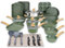 30 Piece Non Stick Induction Granite Kitchen Cookware and Bakeware Set, Pots and Pans for Cooking, Green