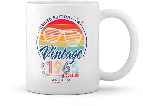 GR8Shop Limited Edition Top Vintage 1965 Birthday Tasse blanche Café Mug