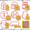 Shinybox Moldes Galletas Halloween, 8 Piezas Halloween Forma 3D Cookie Cutter Set Moldes, Moldes para Galletas, Cortadores de Galletas de Halloween para la Masa de Galletas, DIY(E)
