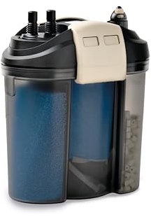 Eden 94088 FET 200 Außenfilter - geräuscharmes Doppelfiltersystem inkl. RCA Regelheizer, für Aquarien bis 200 Liter, platzsparendende Aufbewahrung im Unterschrank
