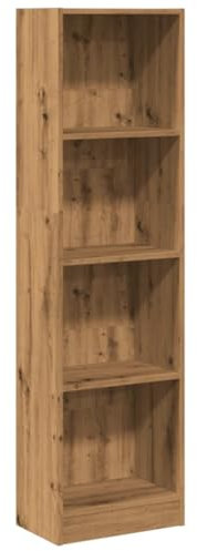 vidaXL Libreria Rovere Artigianale 40x24x143 cm in Truciolato, Mobile Porta Libri, scaffale per Libri, Mobile portaoggetti, Porta Libri