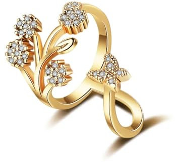 SKJUBLPG Ring Ringe Damen Bijouterie Herren Ringe Für Frauen Ring Schmuck Jz6354G-1