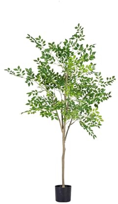 MTSYXYM Simulazione Alberi di Banyan Artificiali,Albero dei Soldi simulato in Olmo,Albero Artificiale Interno,Piante di Simulazione,per casa, Ufficio, Camera da Letto.(H:180cm)