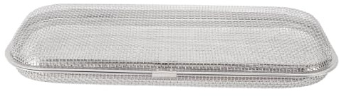 Masyrt Dishwasher Utensil Basket 304 Stainless Steel Rectangular Mesh Drain Dishwasher Silverware Holder for Chopsticks Small Items (Small)