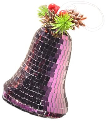 Adorno de cristal brillante para colgar en el árbol de Navidad, fácil de colgar, suministros de decoración del hogar, decoración de interiores