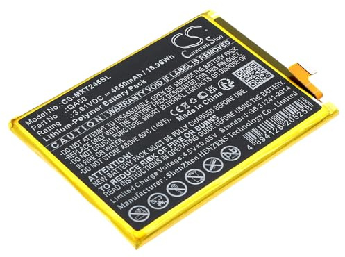 TECHTEK Batteria 4850mAh compatibile con [Motorola] Moto G Power 5G 2024, Moto G24 Power 4G, G24 4G 2024, XT2415, XT2425, XT2425-1, XT2425-2, XT2425-4, XT2425-5 sostituisce QA50 FBA
