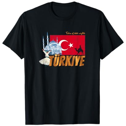 Türkiye Retro Istanbul Vintage Drapeau Turquie Souvenir T-Shirt