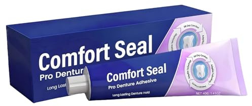 Pegamento para Dentaduras | 40 g de Comodidad | Adhesivo - Para Viaje, Hogar y Ortodoncia