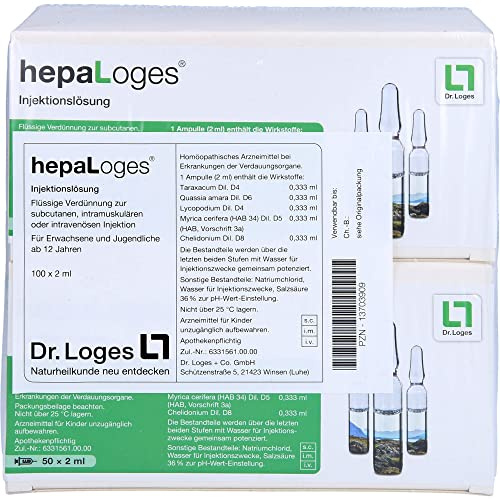 Hepa Loges Injektionslösung Ampullen 100X2 ml