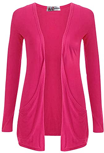 A2Z 4 Kids Girls Open Boyfriend Cardigan Long Sleeve Fashion Top | Soft Comfortable Long Sleeve Cardigan for Everyday Wear Ages 2-13 Years