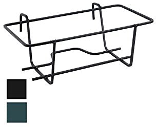 Fioriera 2000 rettangolare Fissa in ferro Verde da terrazzo balcone 30x50x51 cm EV