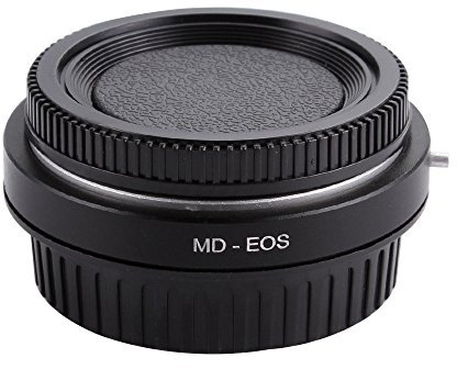 Fotga MD-EOS - Anello adattatore con vetro per obiettivo Minolta MD MC su fotocamera Canon EOS EF EF-S 300D 350D 400D 450D 500D 550D 600D 1000D 1100D 1200D 750D 760D Digital Rebels T1i, XT, XTi, Xs, Xsi