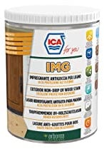 Ica For You IMG08 - Impregnante Antigoccia All'Acqua per Legno, Penetra nel Legno e lo Protegge, Facile da usare e non cola, Noce, 2.5 L - IMG08-0250