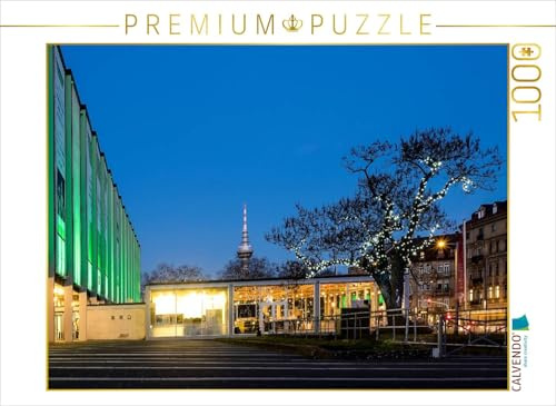 CALVENDO Puzzle Nationaltheater Mannheim | 1000 Teile Lege-Größe 64 x 48 cm Foto-Puzzle für glückliche Stunden