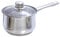 Buckingham Deep Saucepan with Tempered Glass Lid Premium Stainless Steel Cooking Pot Suitable all Heat Source Including Induction 16 Cm 2 Litres by Buckingham