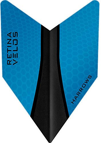 Harrows Retina-X Dart-Flights, extra stark, Velos, 1 Set (3 Stück) (Aqua)