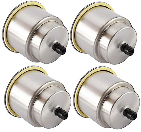 Portavasos para barco, soporte para bebidas con drenaje para caravana marina, acero inoxidable, 4 de alto, diámetro interior de 3-1/2, diámetro exterior de 4-1/4 (4 piezas)
