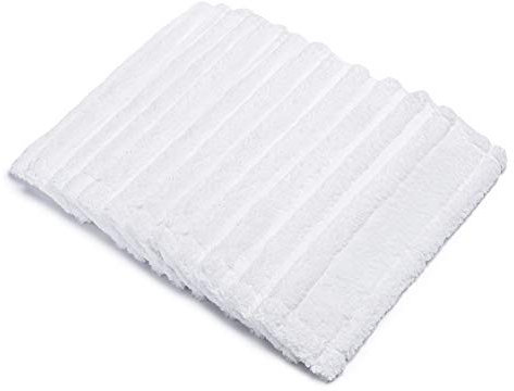LTWHOME Compatible Microfiber Cleaning Pads Cloths Replacement for Karcher Window Vacuum Spray Bottle, Compatible with 2.633-100.0 (Pack of 12)