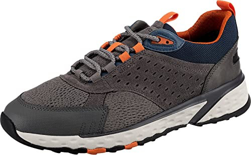 Geox Herren U Sterrato Sneakers, Grau, 42 EU