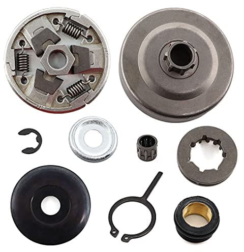 MCHNIC Ritzel 3/8 7Z Kettenrad Ringkettenrad Kupplung Satz für Stihl 024 026 MS240 MS260 MS 240 MS 260 Motorsäge Kettensäge 1121 007 1037, 1121 160 2051