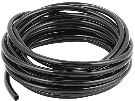 ETOPARS 10 Metros Manguera de Tubo Neumático PU Manguera Línea Aire Poliuretano Tubería Compresor Alta Presión Diámetro Exterior 12mm x Interior 8mm Negro