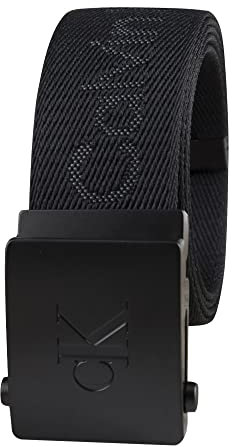Calvin Klein Unisex-Gürtel, verstellbar, für Erwachsene, 1 Packung und 3 Stück, Doppel schwarz, Small (30-32)