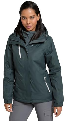 Mountain Warehouse Bracken Extreme 3 in 1 Damenjacke Khaki 48
